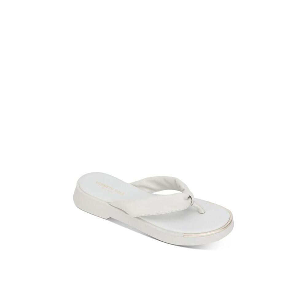 KENNETH COLE NEW YORK Womens Gray 1/2" Platform Athens Wedge Sandal 7 M
